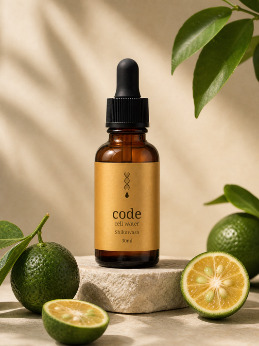 CODE 細胞水 完熟シークワーサー果皮 30ml スポイト